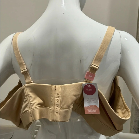 Cacique Collection Lightly Lined Multi-Way Strapless Bra 50C - Picture 8 of 12